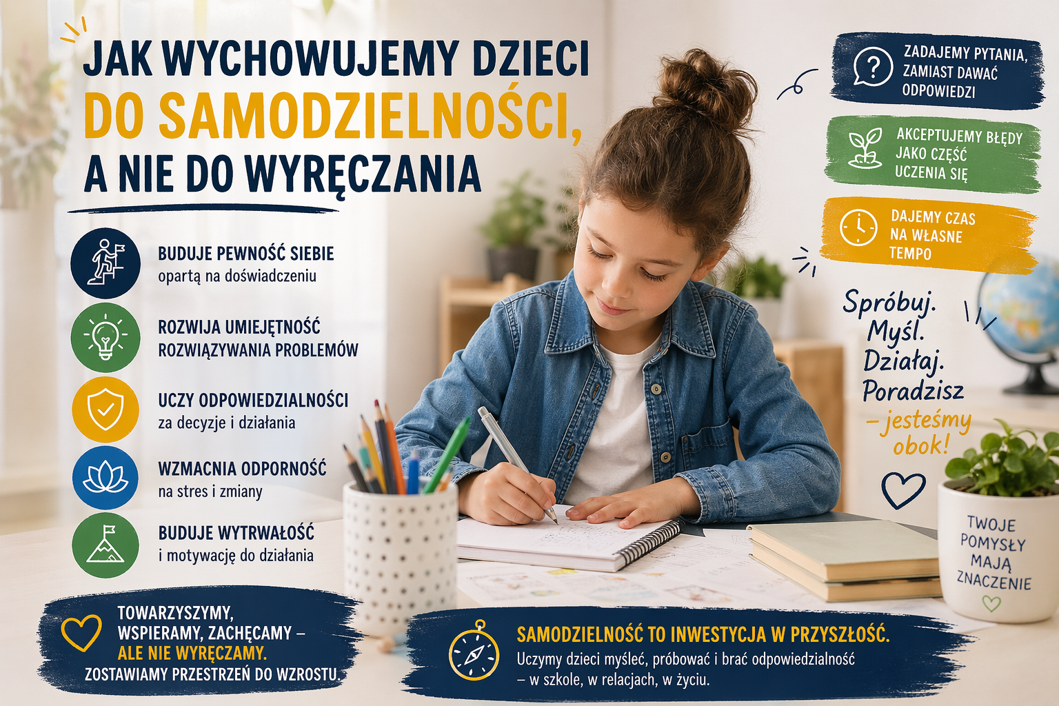 Jak wychowujemy dzieci do samodzielności, a nie do wyręczania
