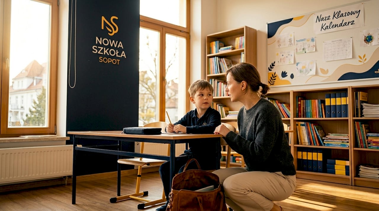 Nauczyciel, który buduje zaufanie w relacji z uczniem na lekcji