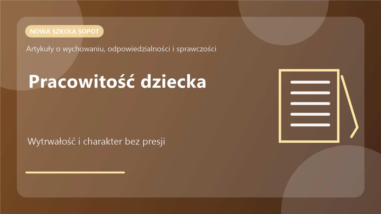 Pracowitość dziecka bez tresury: jak budować wytrwałość i charakter