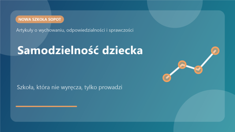 Samodzielność dziecka: dlaczego dobra szkoła nie wyręcza, tylko prowadzi