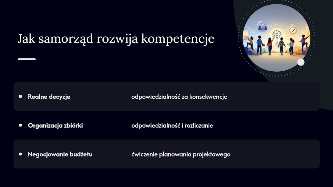 Jak samorząd wspiera kompetencje obywatelskie u dzieci — overview diagram